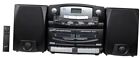 Black Edition Vintage Bluetooth Stereo System Home Music Audio System,CD/MP3