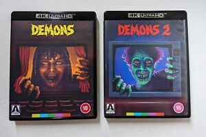 Demons 1 & 2 Limited Edition 4K UHD / Blu-ray ARROW VIDEO Lamberto Bava HORROR