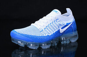 Nike Air VaporMax Flyknit 2 Men's Blue and White Sneakers