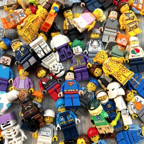 LEGO MINIFIGURES Bulk Lot 3, 5 or 12 Marvel, Star Wars, DISNEY CITY Cake Topper