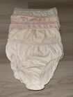 Lot Of 5 VTG Maidenform Wise Buys & Warners Perfect Measure Cotton Brief Panties