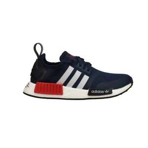 adidas Nmd_R1 Lace Up  Youth Boys Blue Sneakers Casual Shoes FV1693