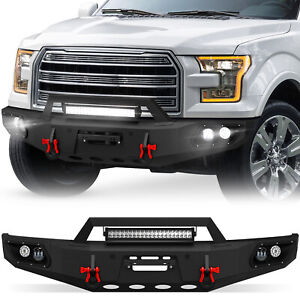 Front Bumper for 2015-2017 Ford F150 (Excluding Raptor and Ecoboost) Heavy Duty