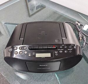 *CLEAN* Sony CFD-S50 CD Radio Cassette Boombox Player *Tested*  *Working*