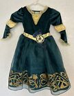 Disney Store Princess Merida Brave Costume Dress Size 3