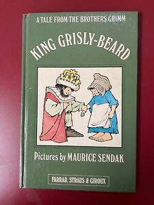 Vintage SIGNED by SENDAK 1973 King Grisly-Beard A Tale from Brothers Grimm