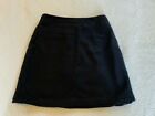 Ilyse Hart LTD Petites Black Wool Skirt