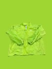 Neon Green Reebok VTG Windbreaker Zip Up Jacket Women’s Large