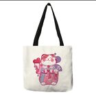 Cute Japanese Lucky Cats & Kokeshi Dolls Canvas Md and Lg Totebags