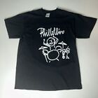 Vintage Phil Collins Plays Well With Others Black T-Shirt Men's Size XL
