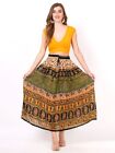 Women's Bohemian Floral Printed Elastic Waist A Line long Maxi Skirt Mix Lot