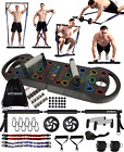 ULTIMATE HOME WORKOUT Portable Gym16 Accessories 20 in1 Push up Board Fitness Re