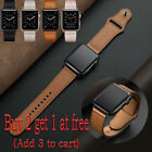 Genuine Leather Apple Watch Band Strap for iWatch Series 9 8 7 6 5 4 3 38mm/45mm