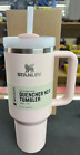 Stanley Tumbler 40oz Stainless Steel Car Mug with Handle Straw Double Wall