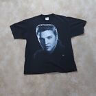 VINTAGE Elvis Presley Men T-Shirt XL Black 90s Single Stitch Winterland Tee