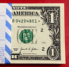 NEW 2021 ⭐️ STAR NOTE $1 DOLLAR BILL ( NEW YORK B ) UNCIRCULATED