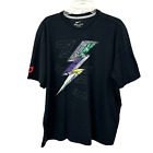 Kevin Durant KD Nike Mens Dri Fit T Shirt 35 Basketball Lightning Bolt Size XXL