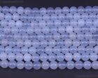 Grade AAA Natural Gemstone Blue Chalcedony Round Beads 6mm 8mm 10mm 12mm 16
