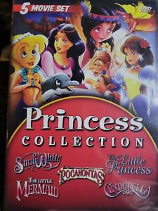 The Princess Collection DVD 5 Movie Set FACTORY SEALED Little Mermaid and more A