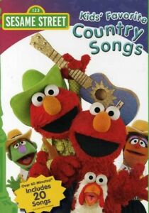 Sesame Street Kids Favorite Country Songs DVD MOVIE 20 SONG COLLECTION