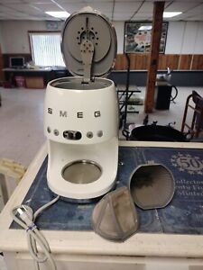 SMEG White  Retro Style Drip Machine Coffee Maker No Pot