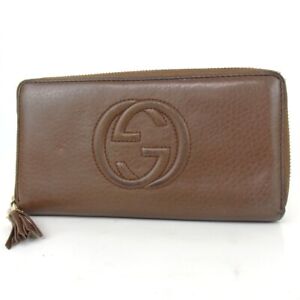 Authentic GUCCI Soho wallet leather [Used]
