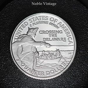 2021 S Silver Proof Crossing the Delaware ATB 99% Silver Quarter -From Proof Set
