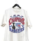 vintage 1994 new york rangers t-shirt 90s new york rangers ice hockey team