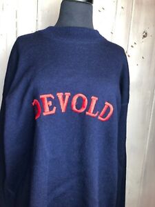 Mens Large  Devold Sweater MADE IN NORWAY 80%WOOL 20%VISCOSE