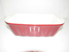 Bradshaw International 04426 Loaf Pan, Red Ceramic, 9-In. Baking Dish