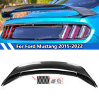 Carbon Fiber Look For 2015-22 Ford Mustang GT350 GT350R Style Trunk Spoiler Wing