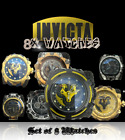 Lot of 8 Invicta Dive Watches! Quartz Men's (CASE INCLUDED) MSRP $5,000!