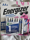 Energizer Ultimate Lithium AA Batteries - Pack of 4 | Exp 12/2048
