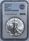 2023 $1 American Silver Eagle NGC MS70, Silver Core, Early Releases Label