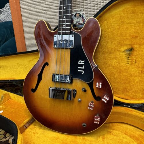 Vintage 1970 1971 1972 Gibson EB2D Sunburst Bass Guitar w/ OHSC *1970s* Ex JLR