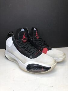 Nike Air Jordan 34 XXXIV White Black Red AR3240-100 Size 13 Shoes