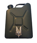 SPECIAL AIR SERVICE DELUXE VETERANS JERRY CAN HIP FLASK WITH SILVER PLATED BADGE