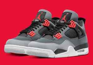Nike Air Jordan 4 Retro Shoes Infrared Black Gray DH6927-061 Men's or GS NEW
