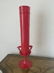 Art Glass Chuck Vannatta Pilchuck Tall Red Vase