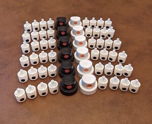 LOT Spray Paint Can CAPS! Mixed Male Nozzle Tips NY Thins Outline Fat Orange Dot
