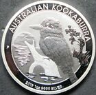2019 AUSTRALIA AUSTRALIAN KOOKABURRA 1 OUNCE .9999 FINE SILVER DOLLAR COIN