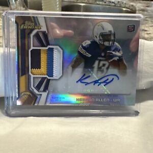 New Listing2013 Topps Finest Keenan Allen #RAP-KA RPA Rookie 4 Color Patch Auto RC