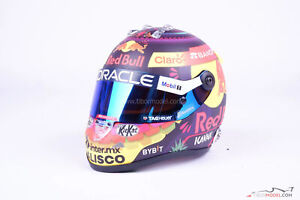Sergio Checo Perez 2023 Red Bull Racing, Mexican GP mini helmet, 1:2 Schuberth