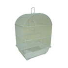 A1104WHT Round Top Style Small Parakeet Cage, 11 x 9 x 16
