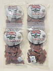 Lot of 4 Old Trapper Naturally Smoked Beef Jerky, Peppered, 10 oz, Exp. 2/2025