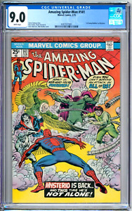 Amazing Spider-Man 141 CGC Graded 9.0 VF/NM Marvel Comics 1975