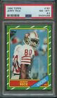 1986 Topps #161 Jerry Rice San Francisco HOF RC Rookie PSA 8.5 (NM-MT+) CENTERED