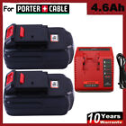 for Porter Cable 18 Volt PC18B Battery 18V PCMVC PCXMVC / Charger Cordless Tool