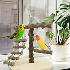 Bird Play Stand Cockatiel Playground Parrot Wood Perch Gym Toy Swing With Ladder