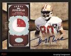 2011 Topps Five Star Veteran Rainbow Jerry Rice GAME-USED PATCH AUTO 13/25 49ERS